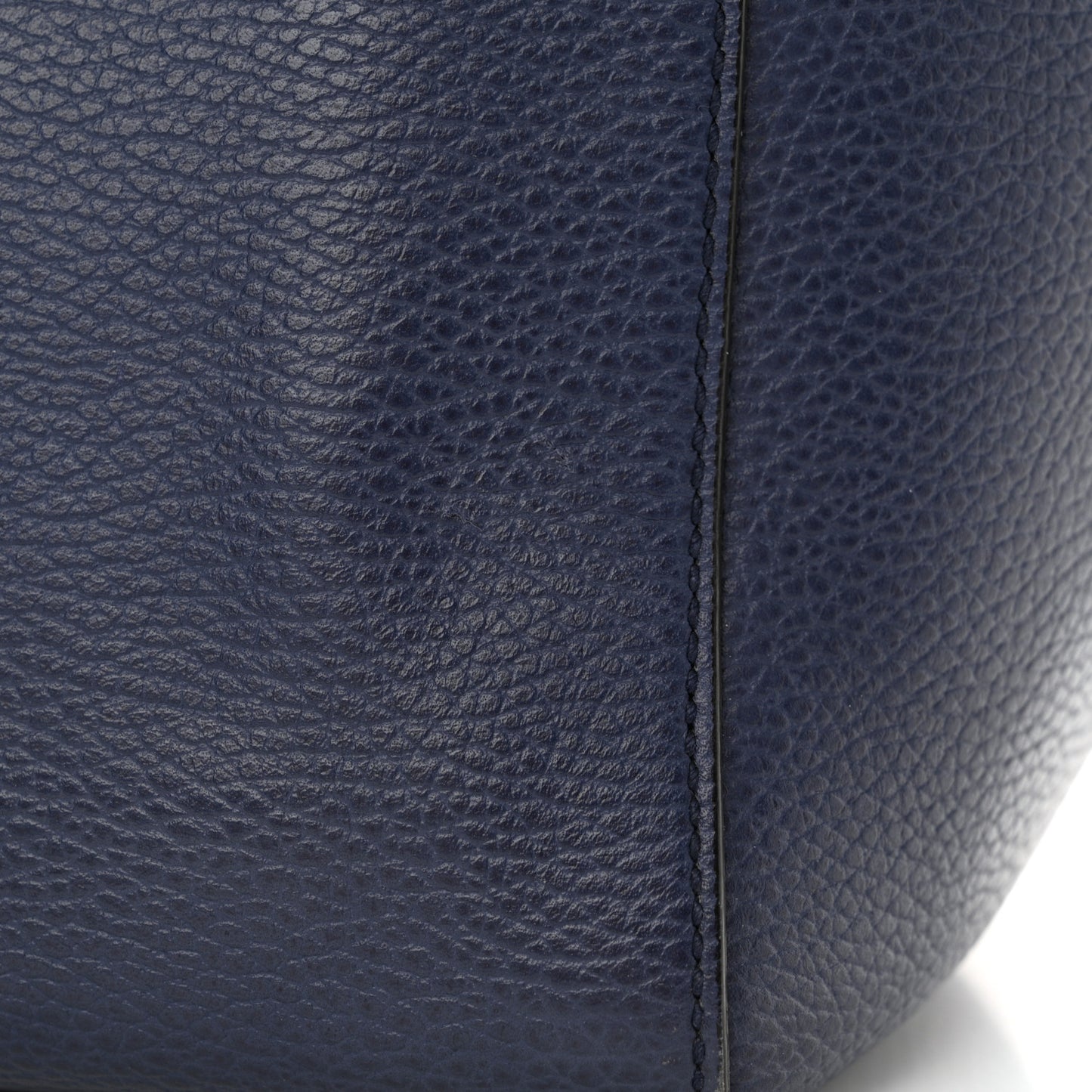 Dollar Calfskin Small Swing Tote Classic Marine Deep Cobalt