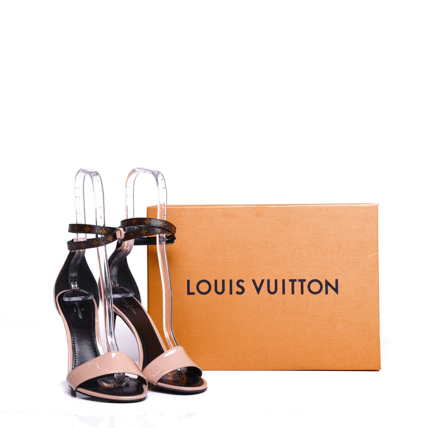 Louis Vuitton Patent Monogram Call Back Sandals 38 Rose Ballerine 10 of 10