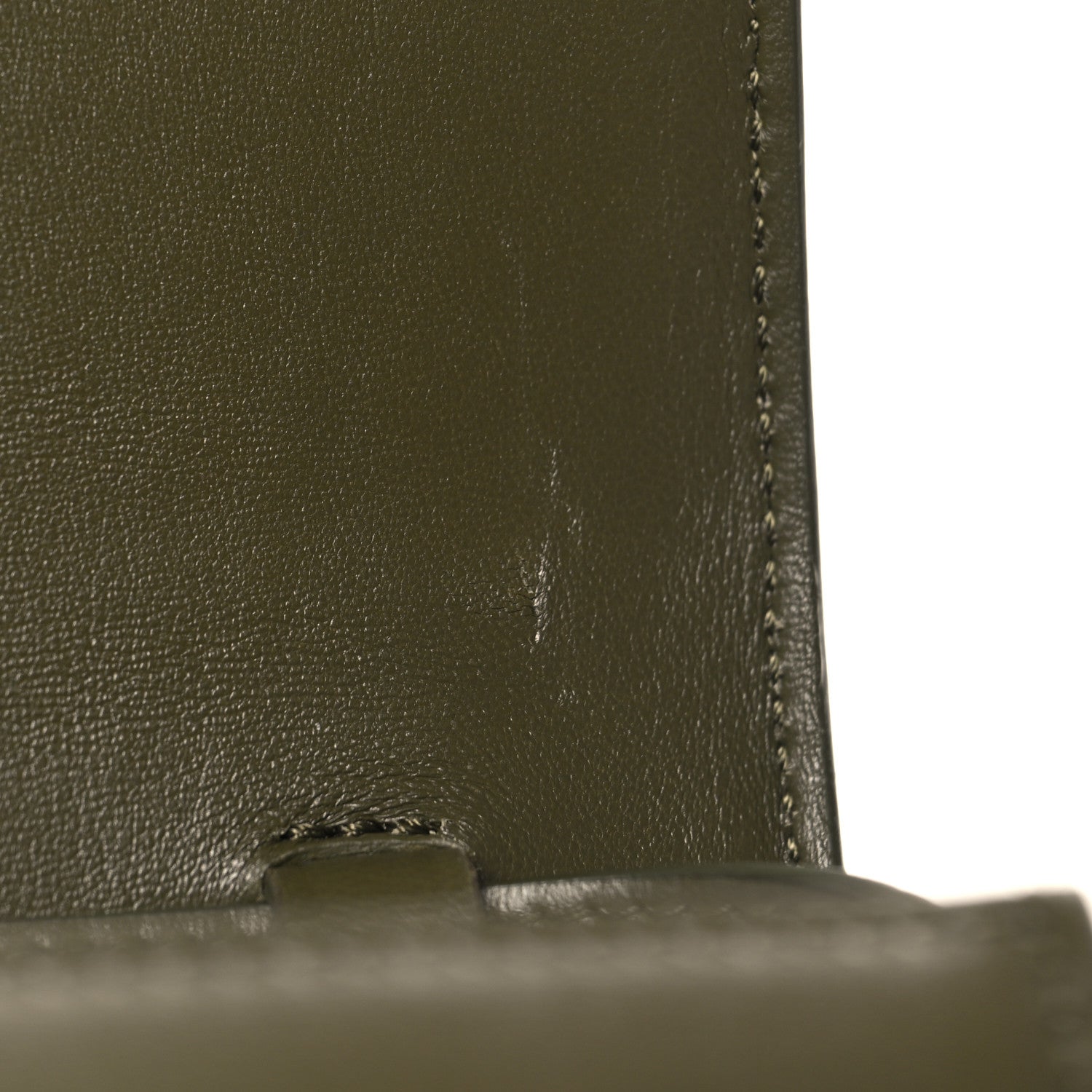 Celine Box Calfskin Classic Box Medium Flap Bag Army Green 12 of 12
