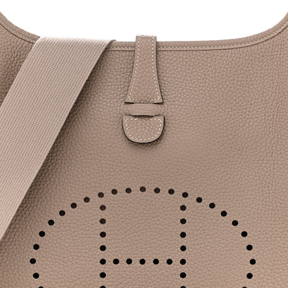 Hermes Taurillon Clemence Evelyne III PM Gris Tourterelle 8 of 10