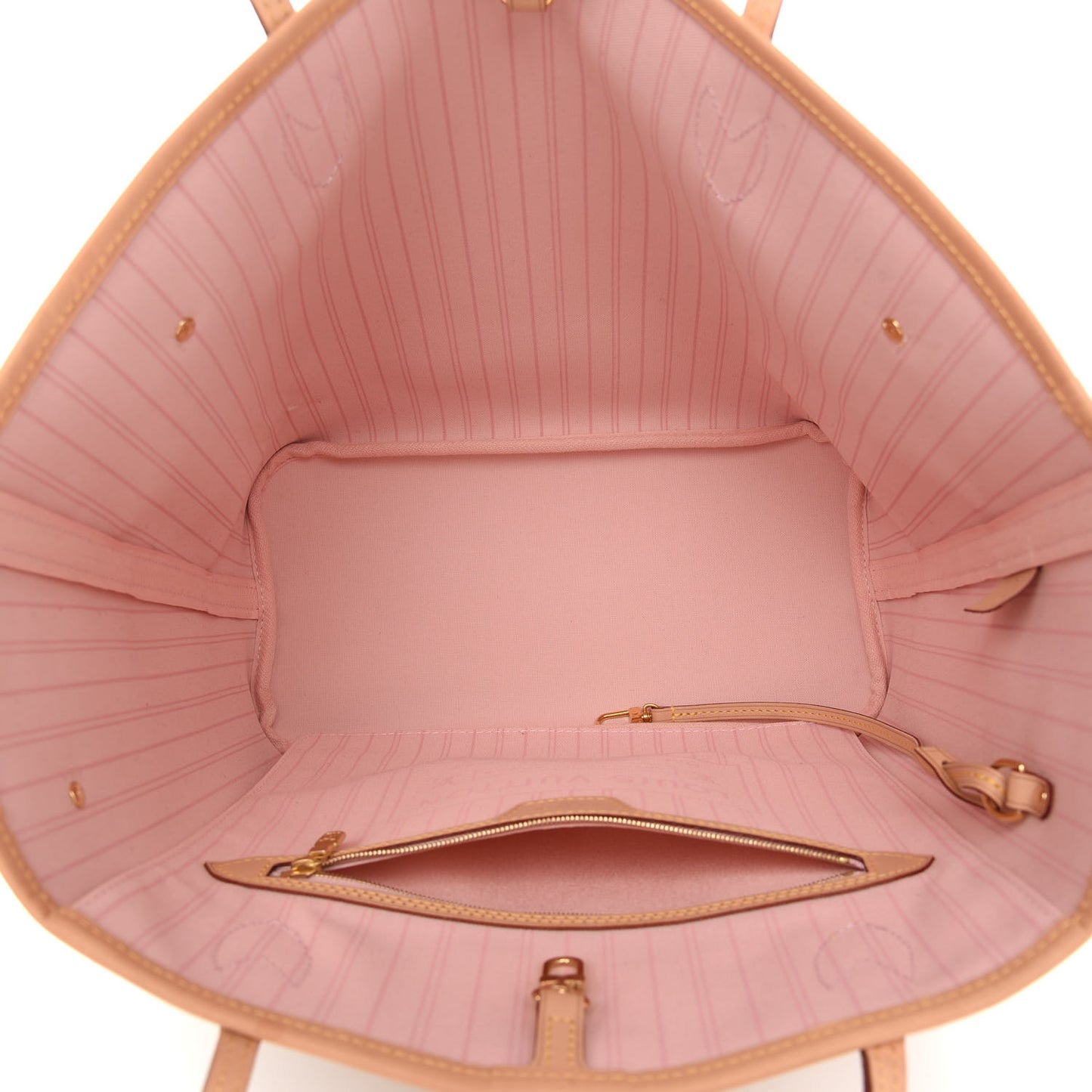 Damier Azur Neo Neverfull MM Rose Ballerine
