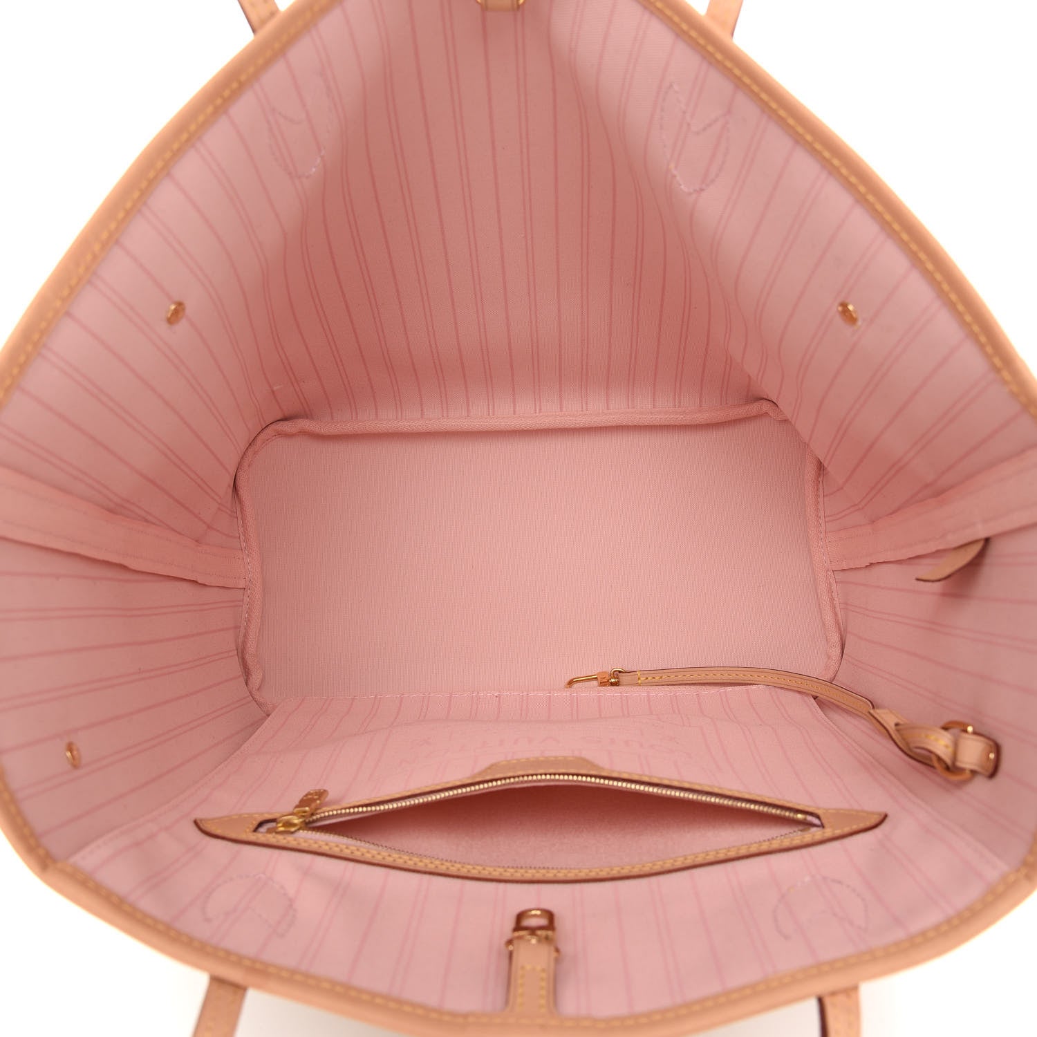 Louis Vuitton Damier Azur Neo Neverfull MM Rose Ballerine 5 of 11