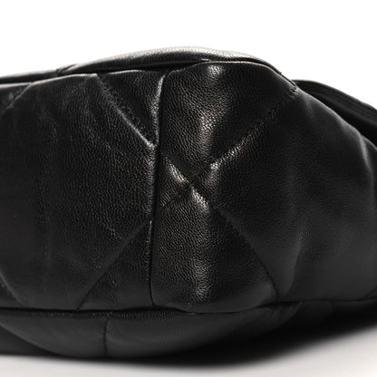 Chanel Goatskin Quilted Medium Chanel 19 Flap Black 10 of 11