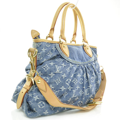 Louis Vuitton Denim Neo Cabby MM Blue 3 of 8