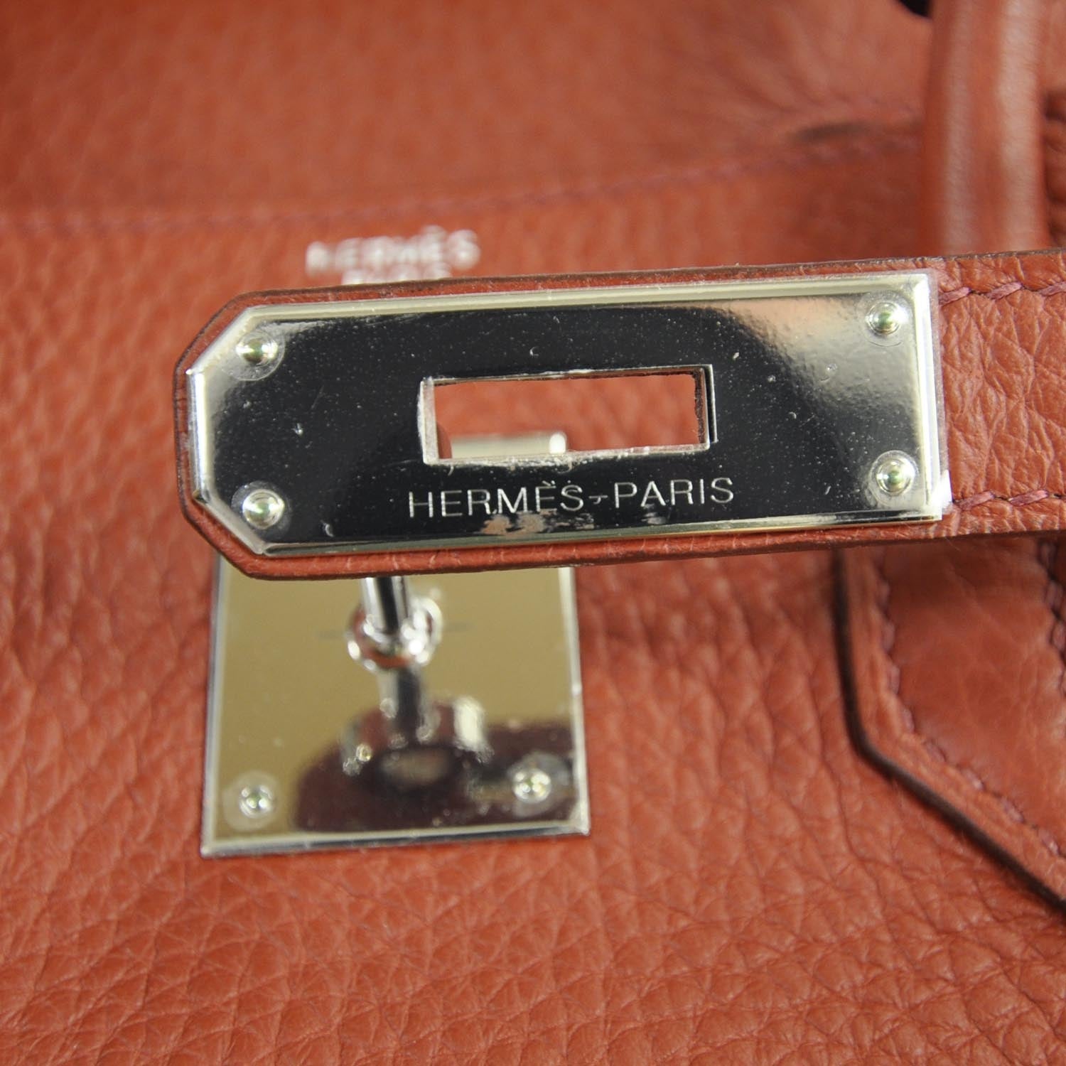 Hermes Taurillon Clemence Birkin 30 Red 8 of 10