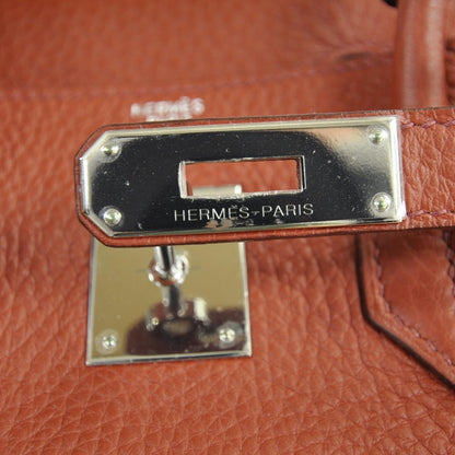 Hermes Taurillon Clemence Birkin 30 Red 8 of 10