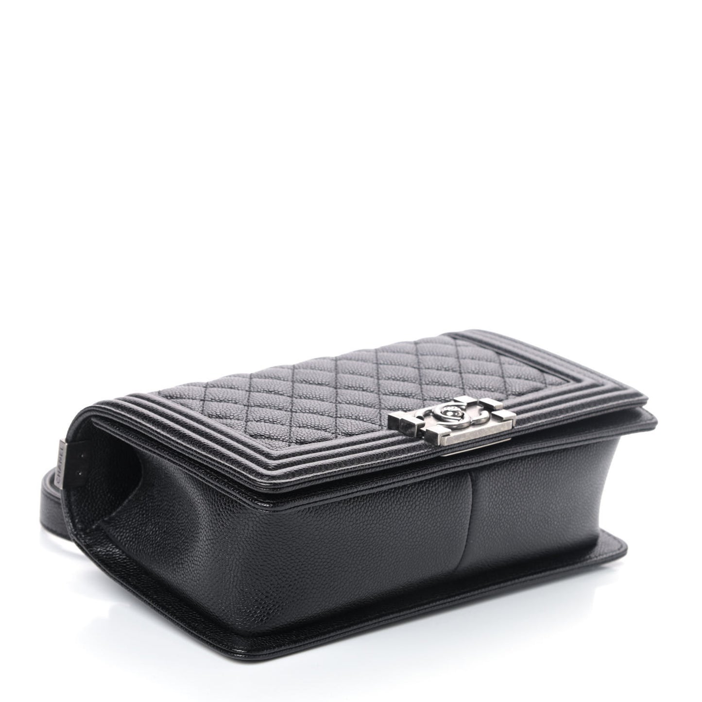 Caviar Quilted Medium Boy Flap Black