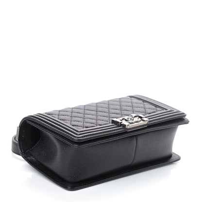 Chanel Caviar Quilted Medium Boy Flap Black 3 of 4