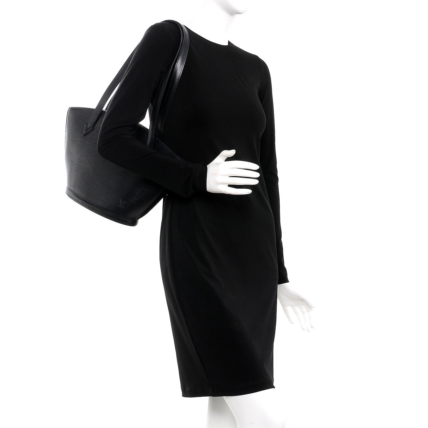Louis Vuitton Epi Saint Jacques PM Black 2 of 7
