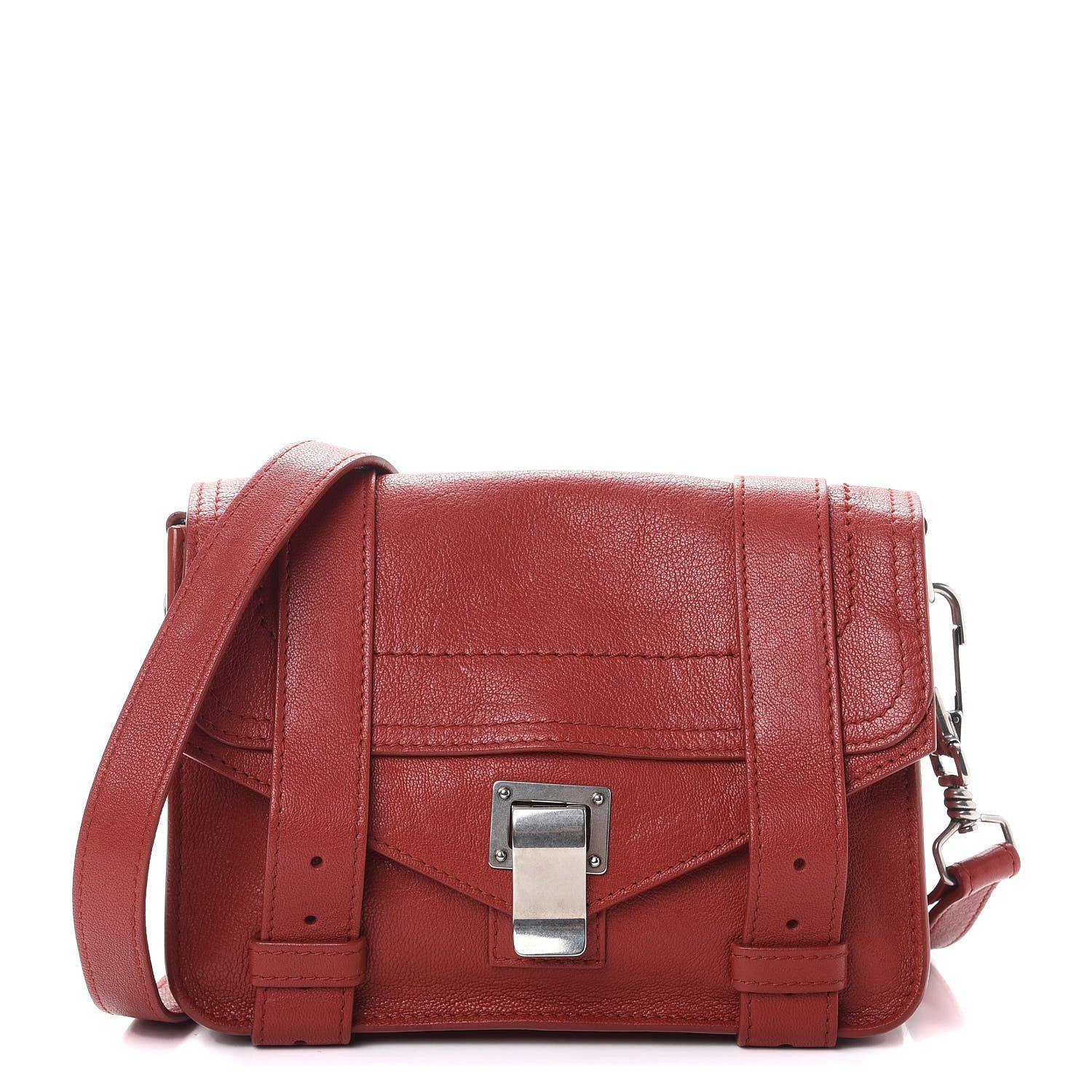 Proenza Schouler Lambskin PS1 Mini Pouch Messenger Brick 1 of 8