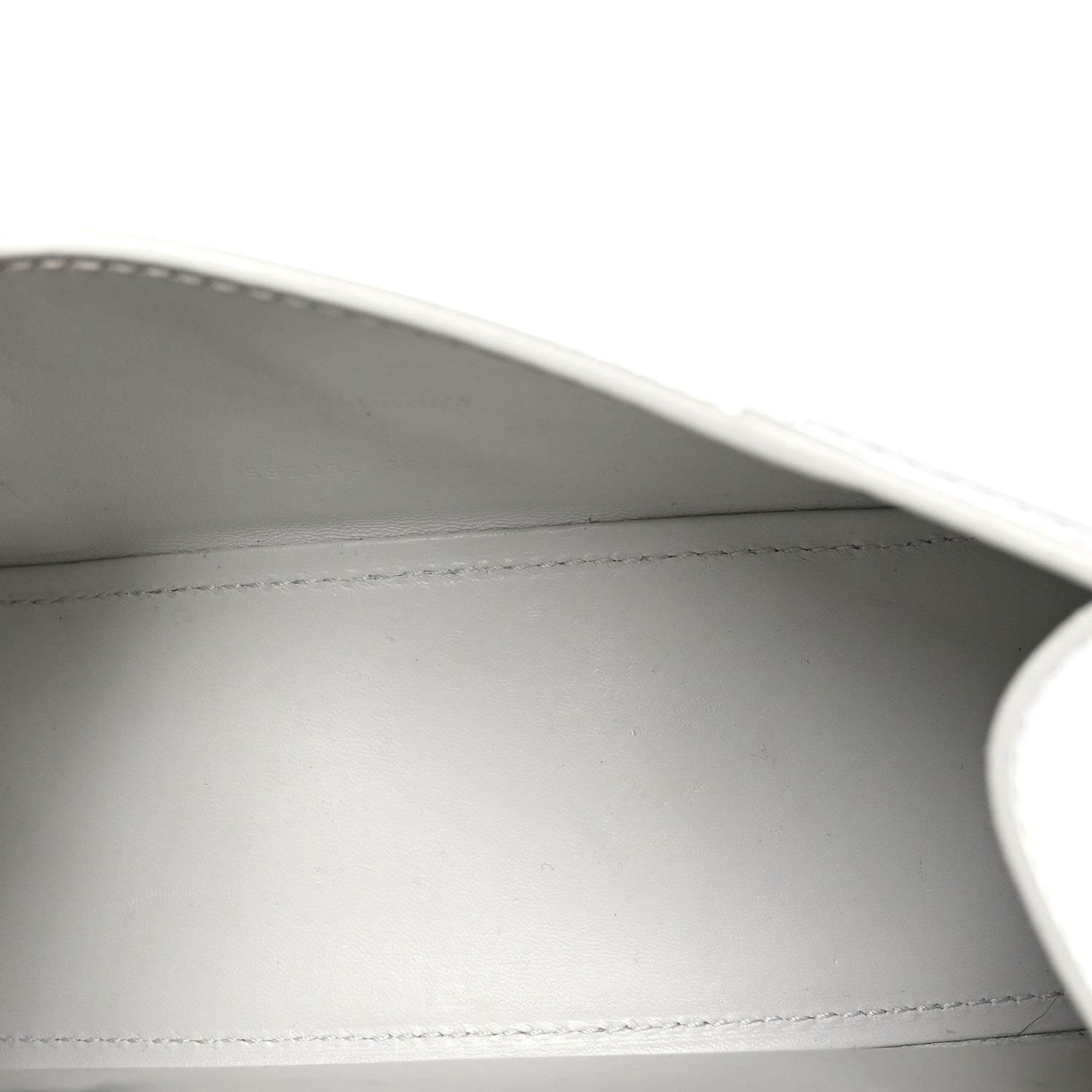 Balenciaga Box Calfskin Graffiti Logo Hourglass Top Handle Bag XS White Light Silver 5 of 11