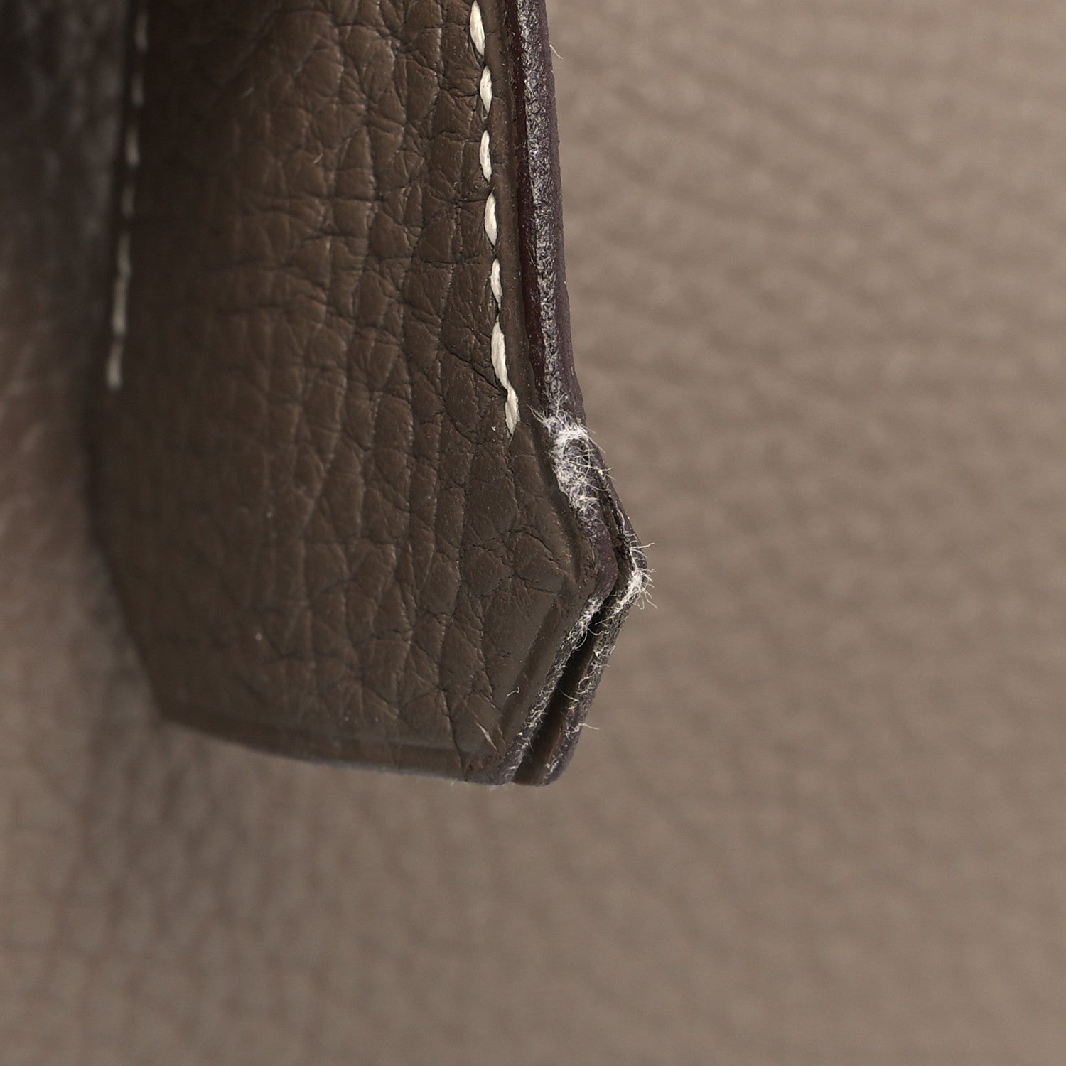 Hermes Taurillon Clemence JPG Birkin 42 Etoupe 8 of 20