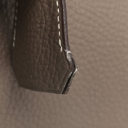 Hermes Taurillon Clemence JPG Birkin 42 Etoupe 8 of 20