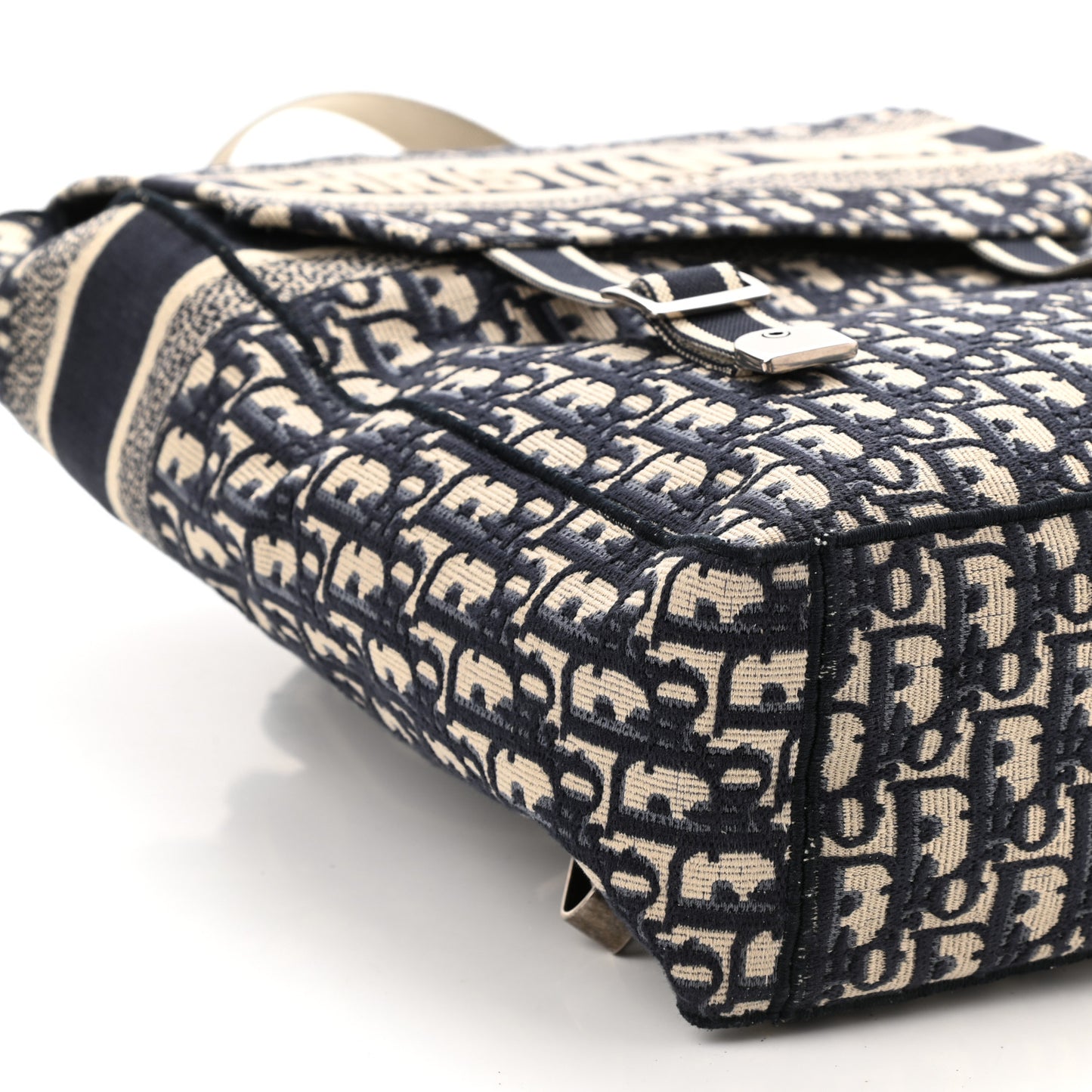 Oblique Backpack Blue White