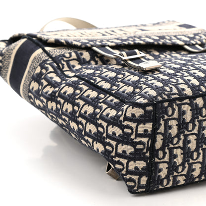 Christian Dior Oblique Backpack Blue White 7 of 8