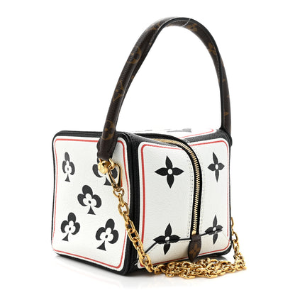 Louis Vuitton Taurillon Game On Square Dice Bag White 3 of 10