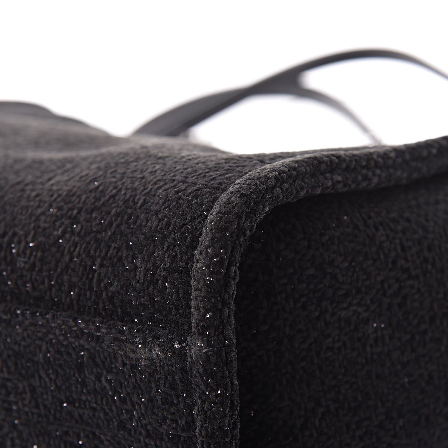 Chanel Lurex Boucle Small Deauville Tote Black 10 of 12