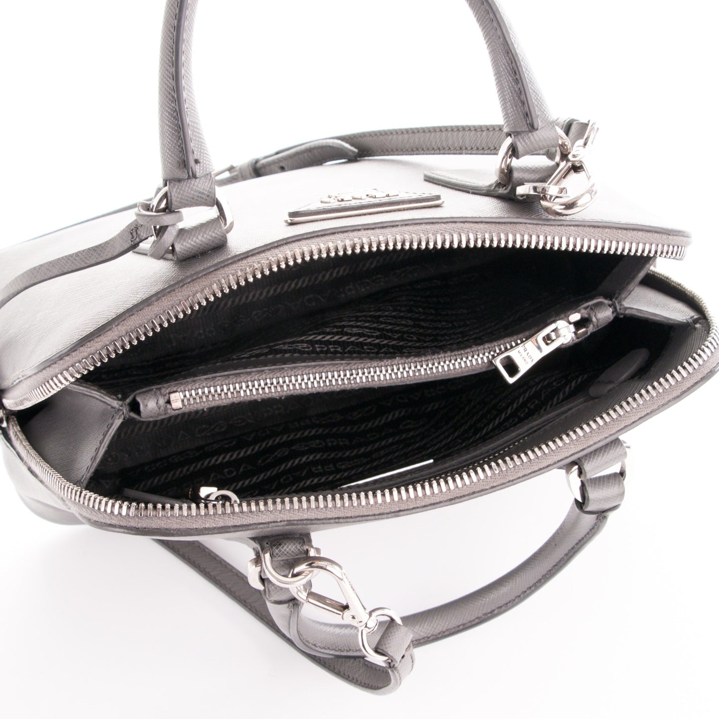 Saffiano Lux Small Promenade Tote Marmo