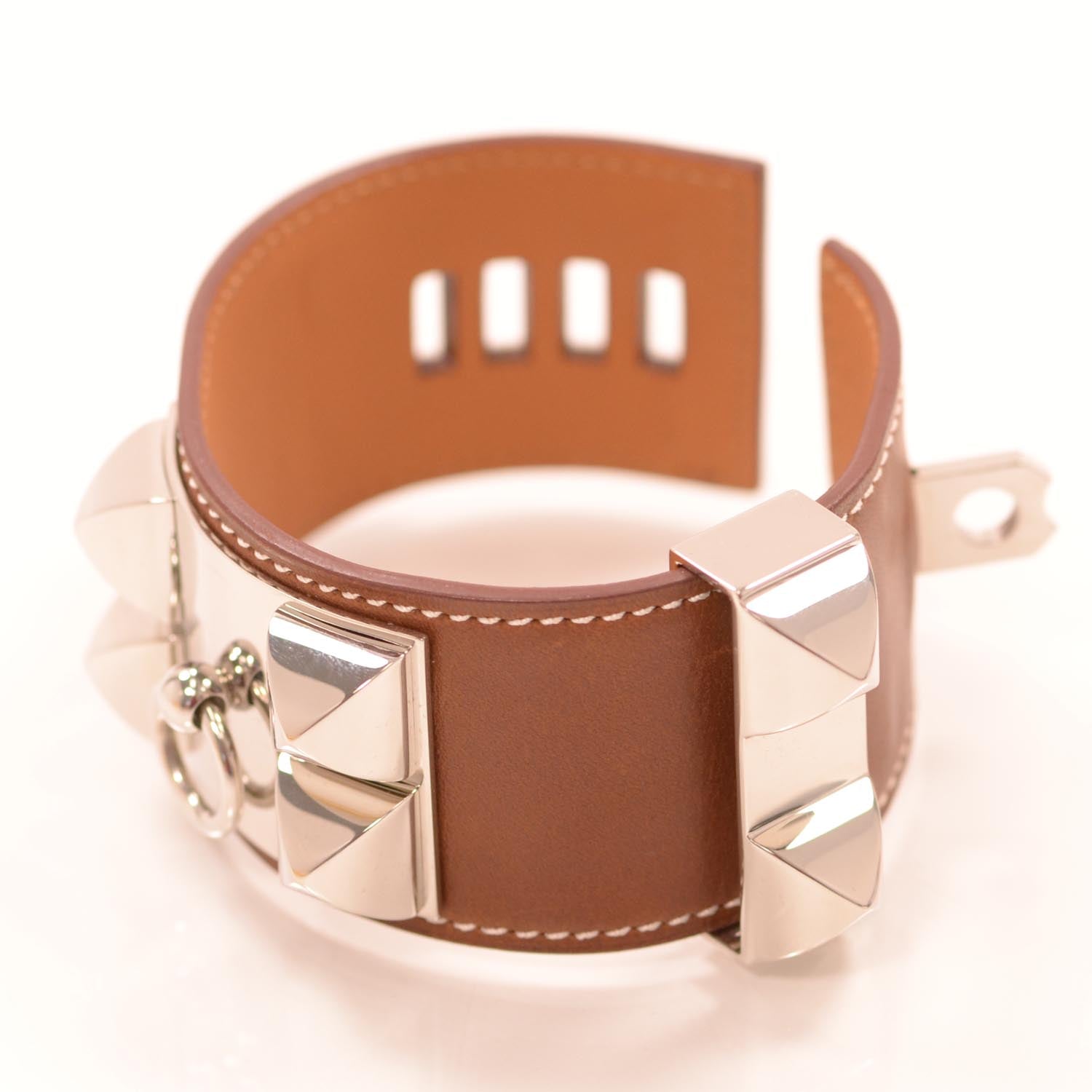 Hermes Barenia Collier de Chien CDC Bracelet Fauve 8 of 8