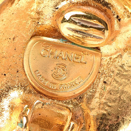 Chanel Coco Clip On Earrings Gold 3 of 4