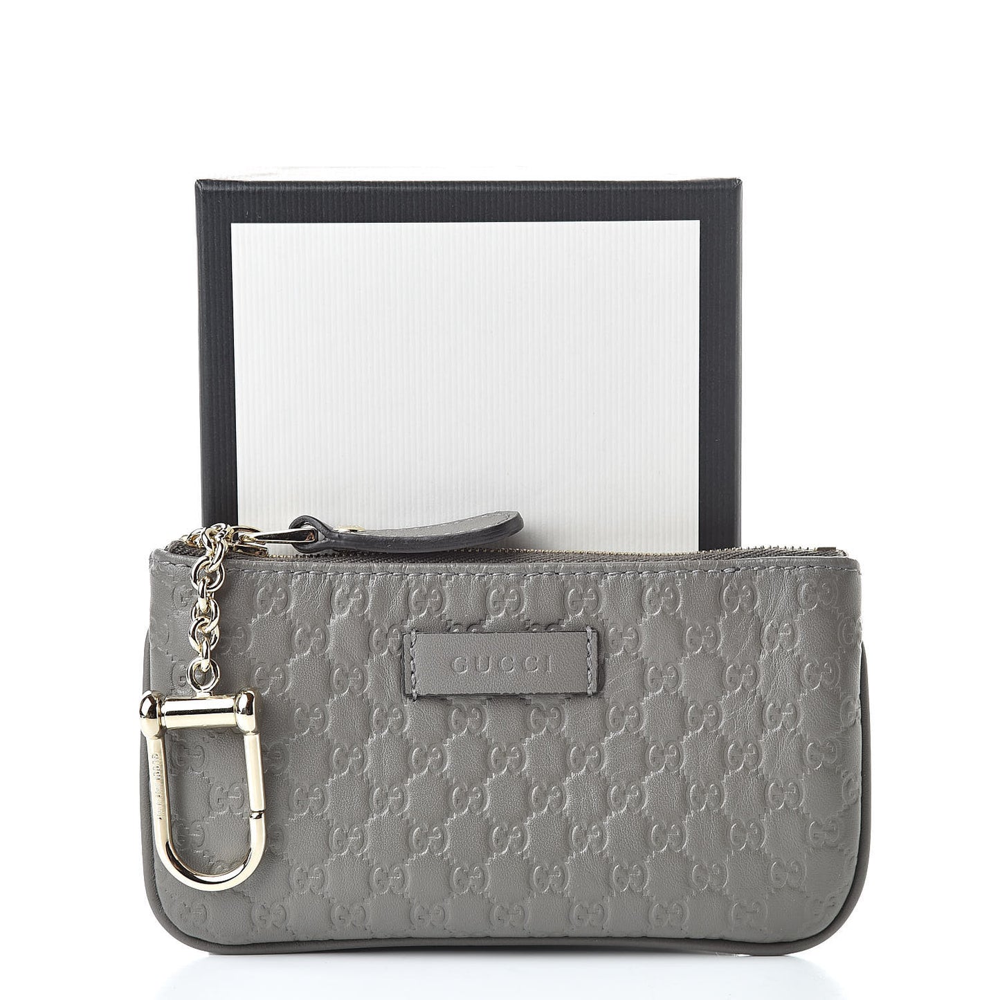 Soft Microguccissima Key Ring Coin Case Loess