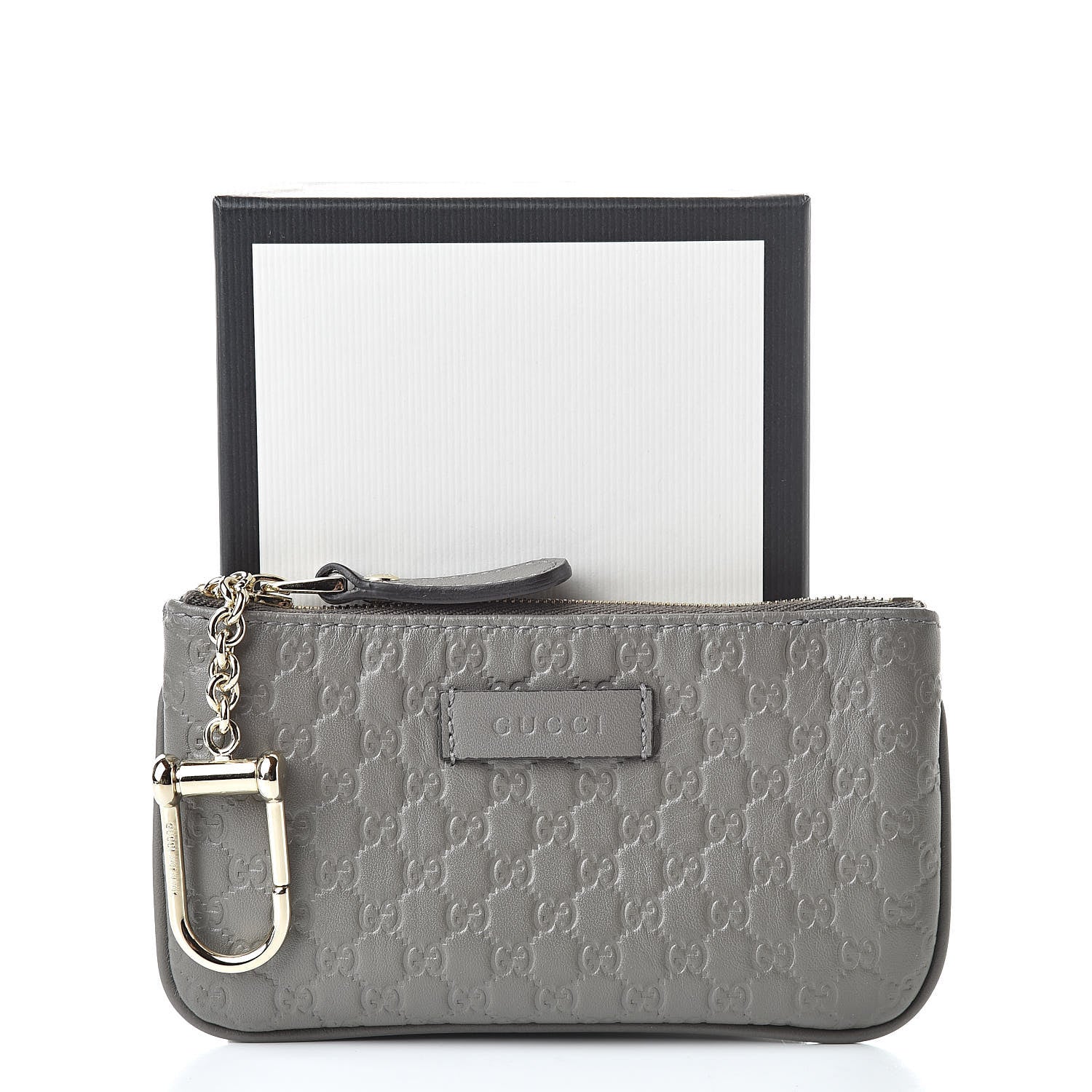Gucci Soft Microguccissima Key Ring Coin Case Loess 8 of 8