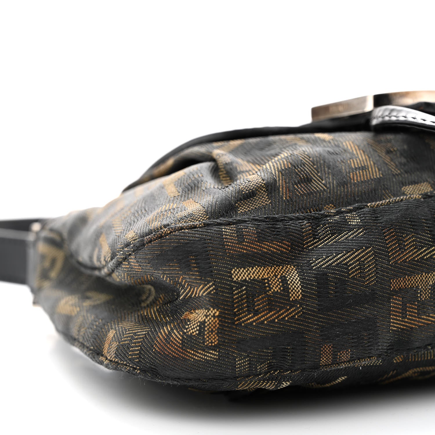 Fendi Zucca Mini Shoulder Bag Black 10 of 13