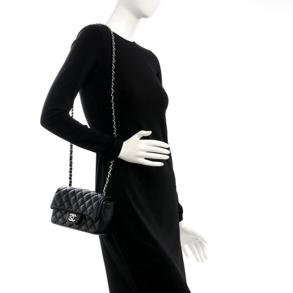 Chanel Caviar Quilted Mini Rectangular Flap Black 2 of 7