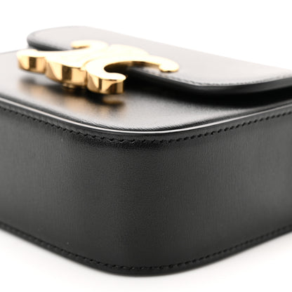 Celine Shiny Calfskin Mini Triomphe Black 9 of 11