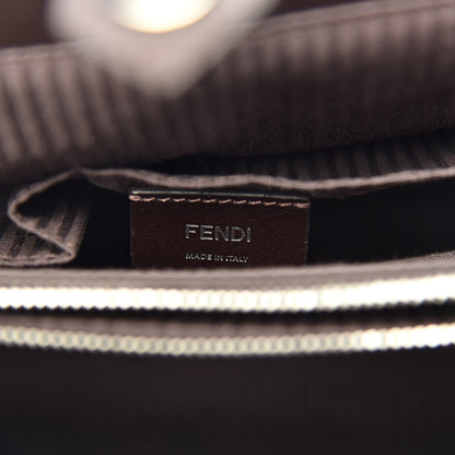 Fendi Vitello Elite Regular 2Jours Tote Caffe Noir 6 of 10