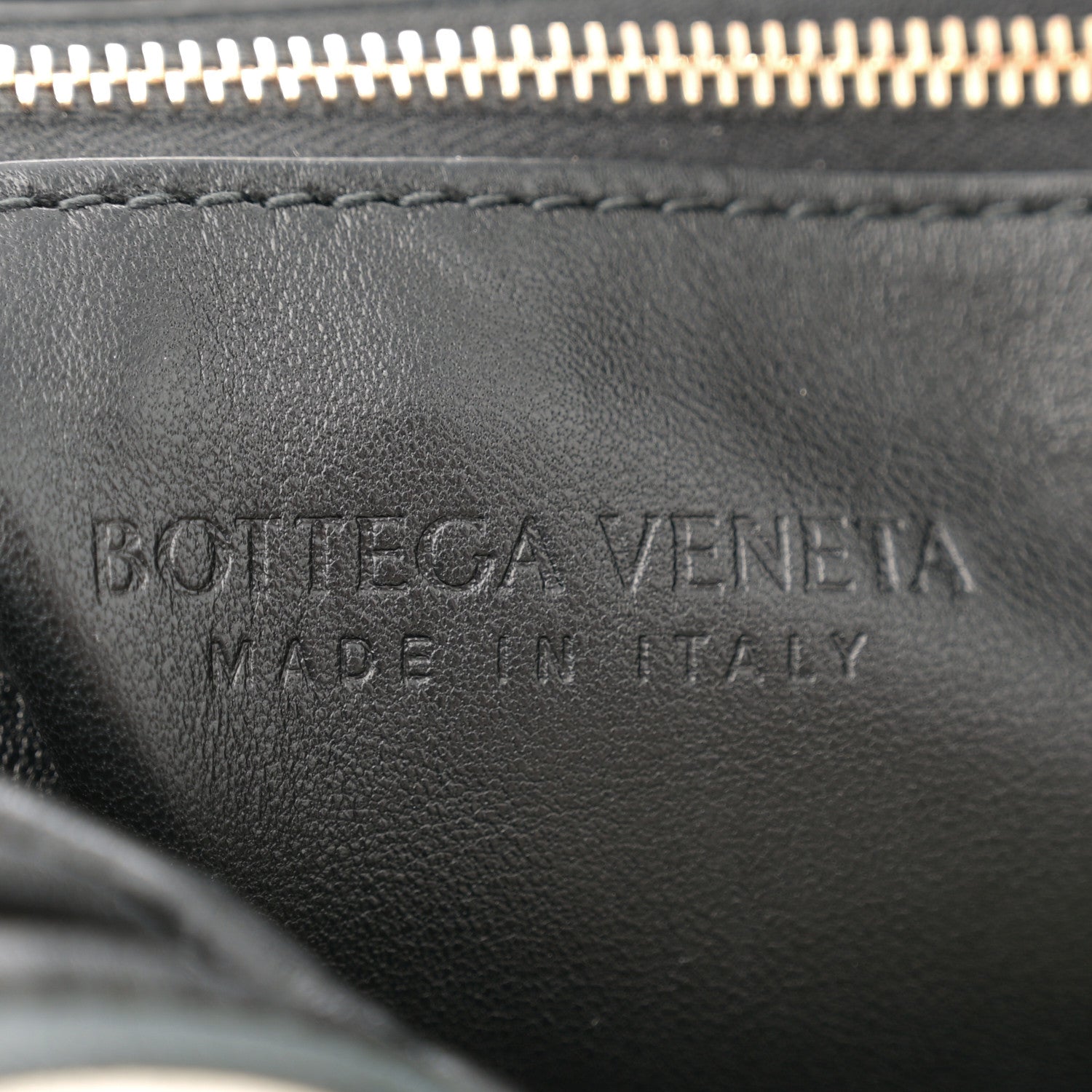 Bottega Veneta Calfskin Suede Striped Large Hop Black Matcha Leaf Jam White 6 of 12