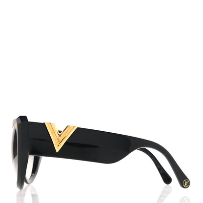 Louis Vuitton Acetate My Fair Lady Sunglasses Z0902W Black 3 of 9