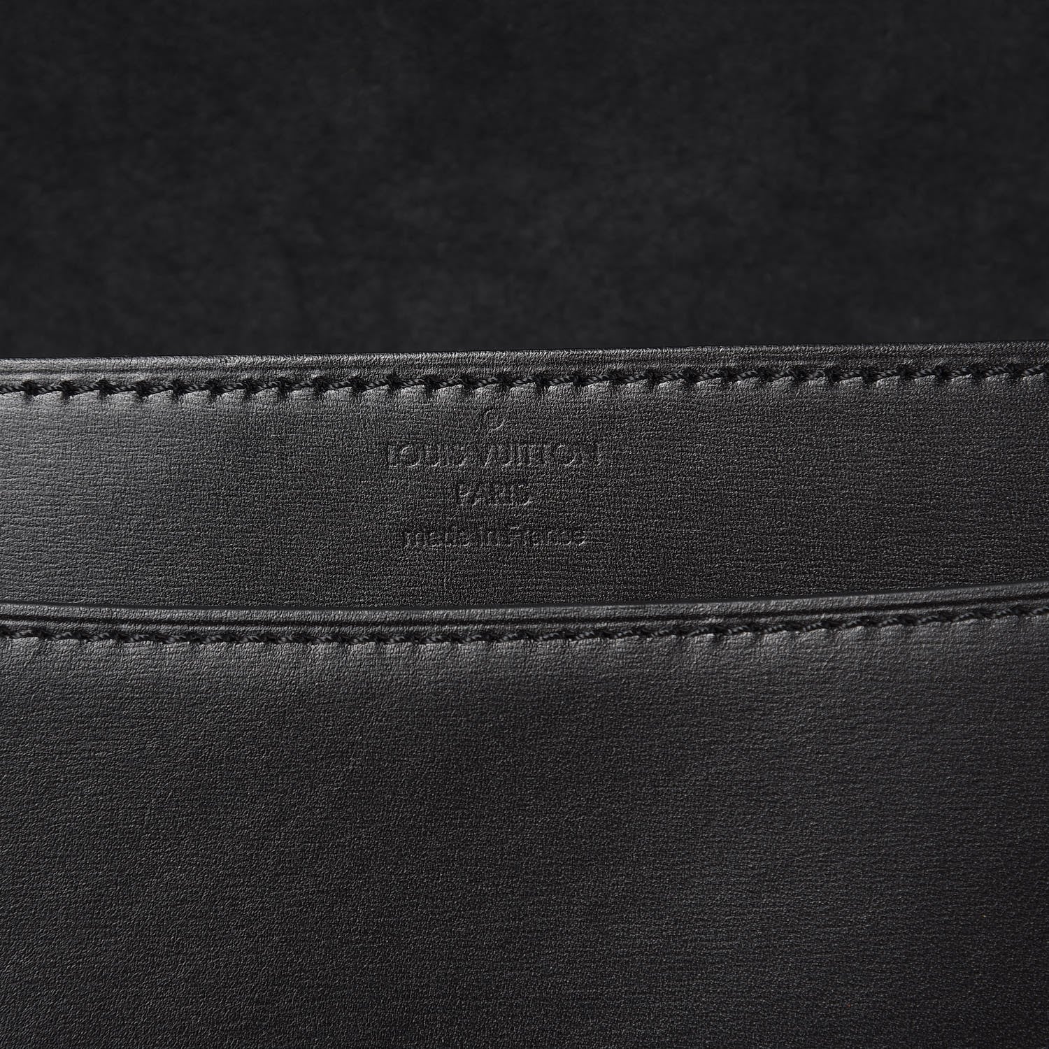 Louis Vuitton Calfskin Chain Louise GM NM Black 6 of 11