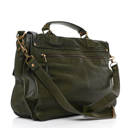 Proenza Schouler Lambskin Medium PS1 Satchel Military 3 of 8