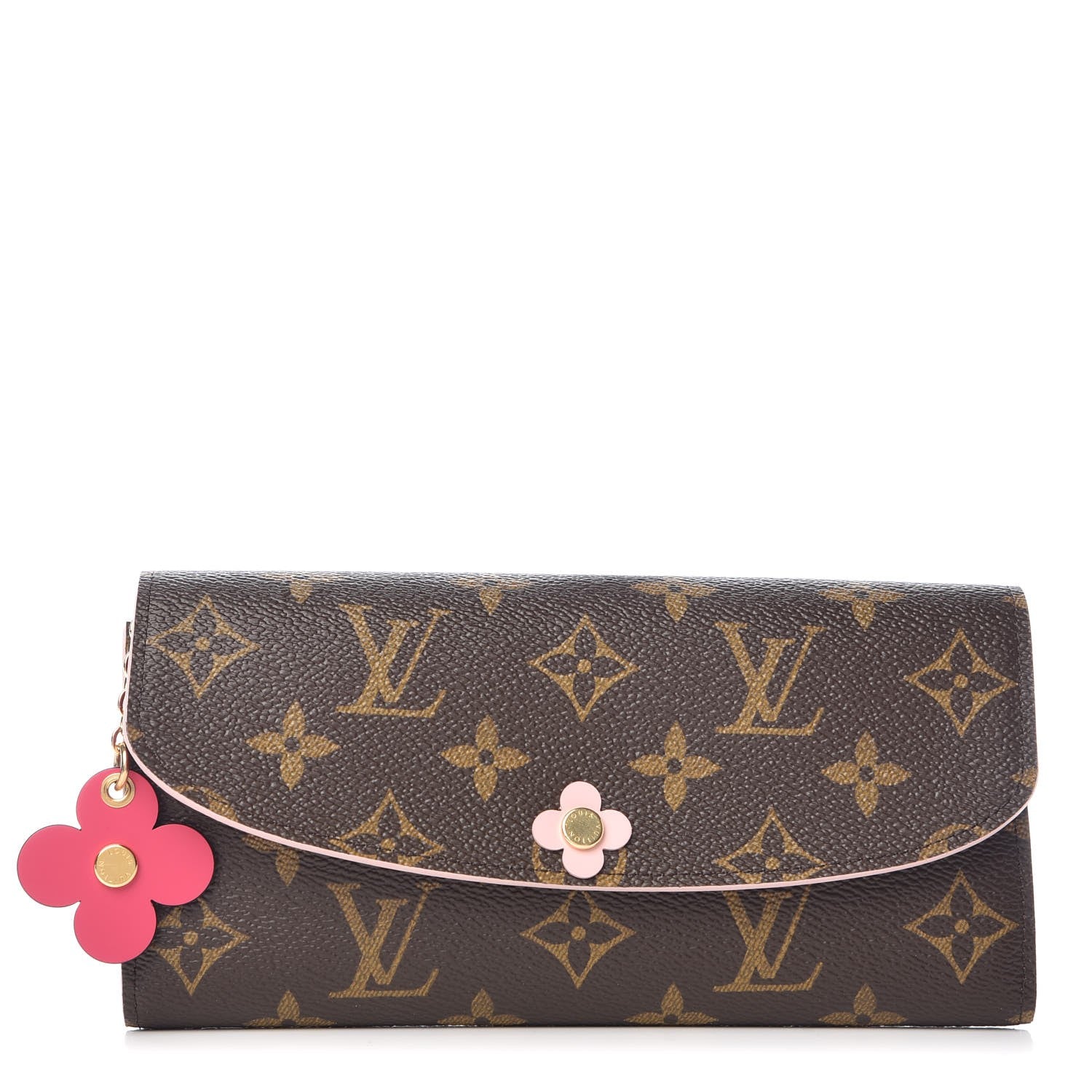 Louis Vuitton Monogram Bloom Flower Emilie Wallet 1 of 7