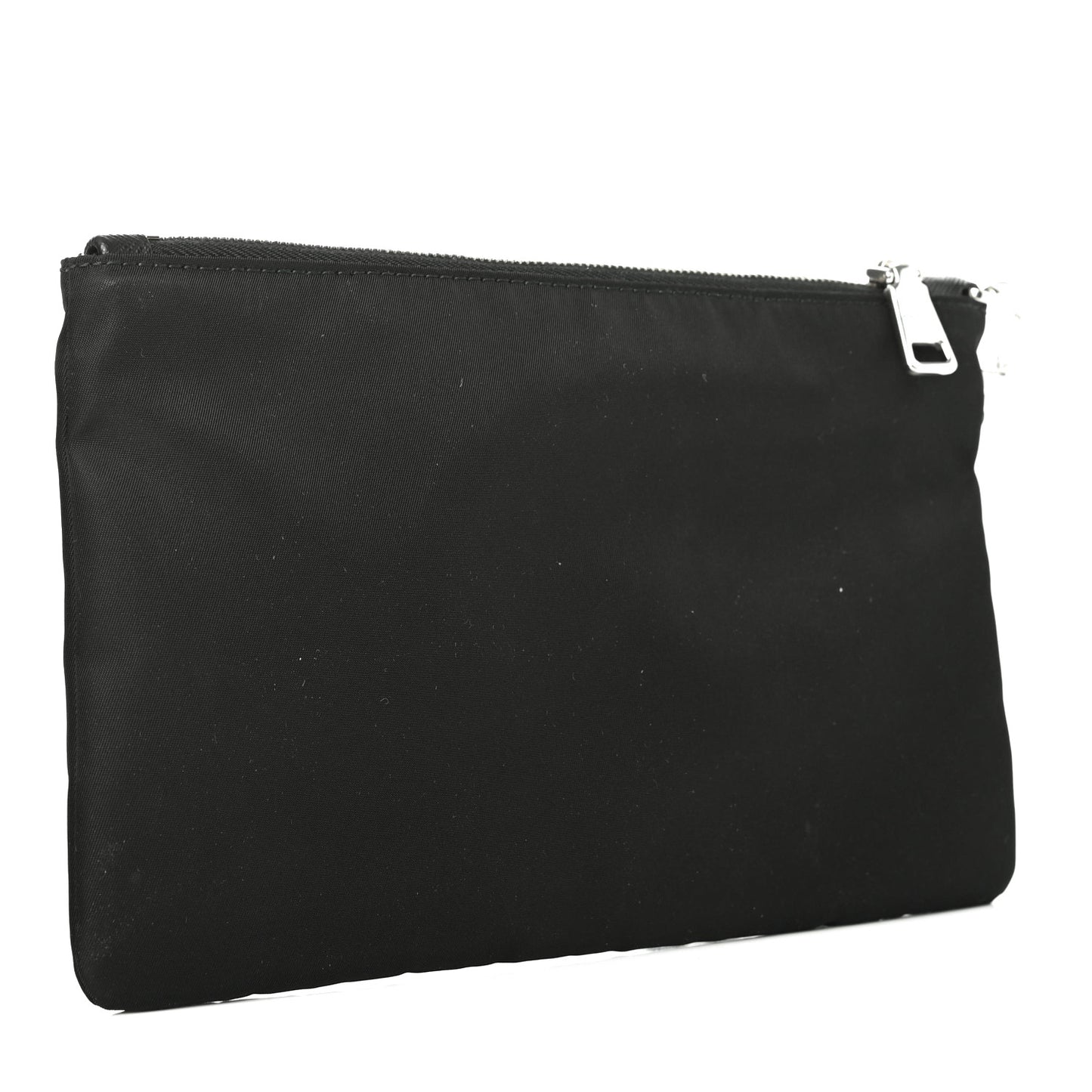 Tessuto Nylon Saffiano Wristlet Black