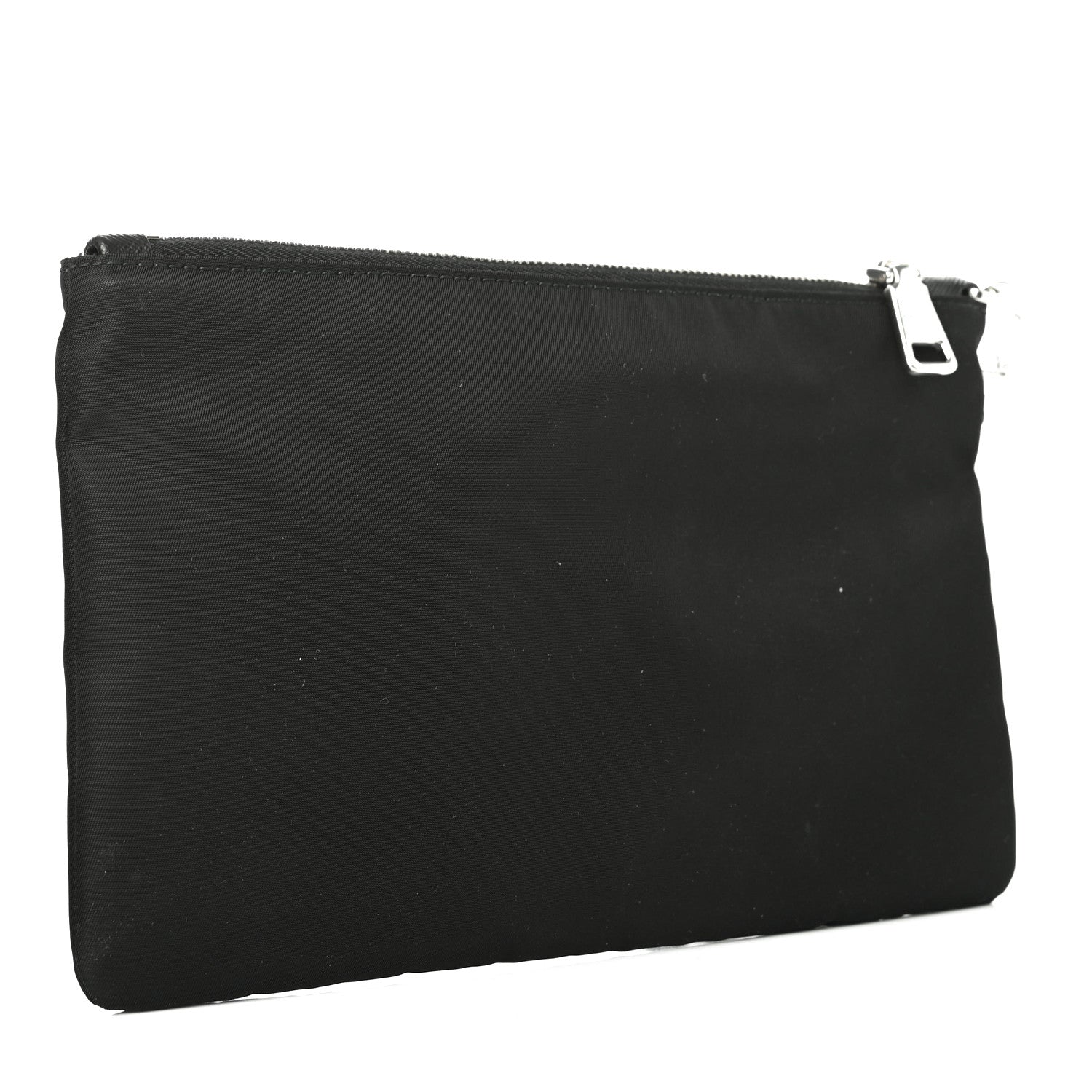 Prada Tessuto Nylon Saffiano Wristlet Black 2 of 4