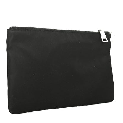 Prada Tessuto Nylon Saffiano Wristlet Black 2 of 4