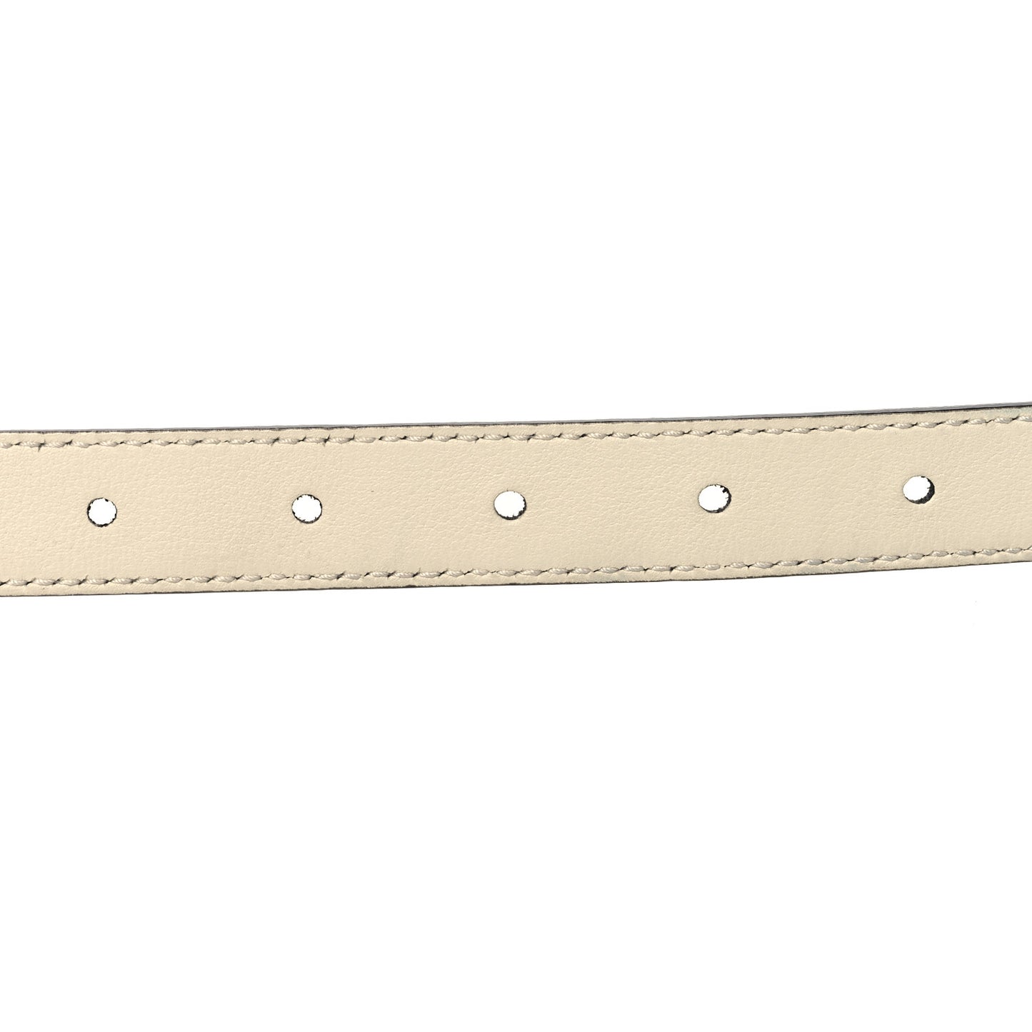 Calfskin Double G 20mm Belt 80 32 Mystic White