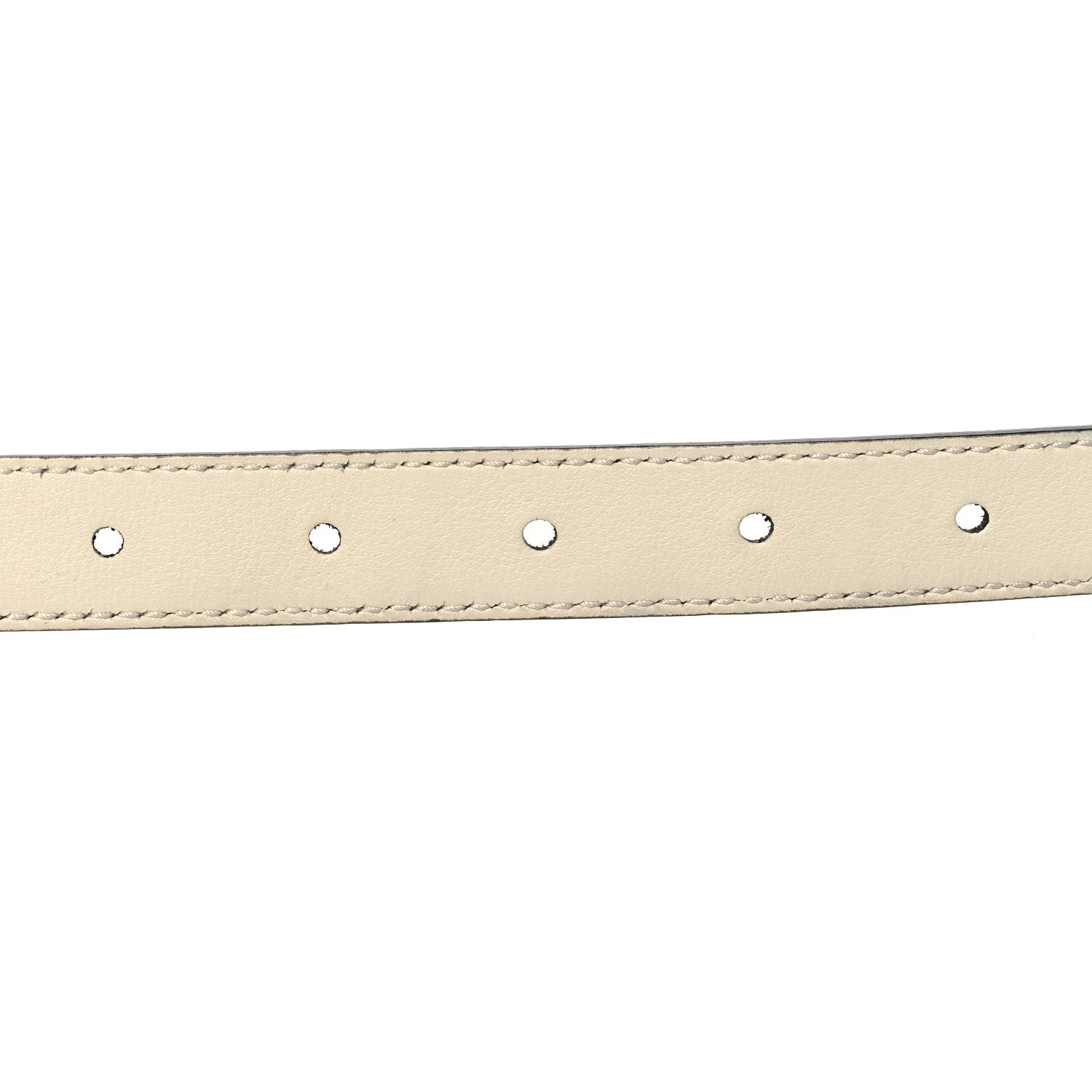 Gucci Calfskin Double G 20mm Belt 80 32 Mystic White 5 of 5