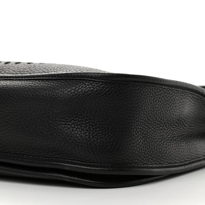Hermes Taurillon Clemence Evelyne III GM Black 10 of 11