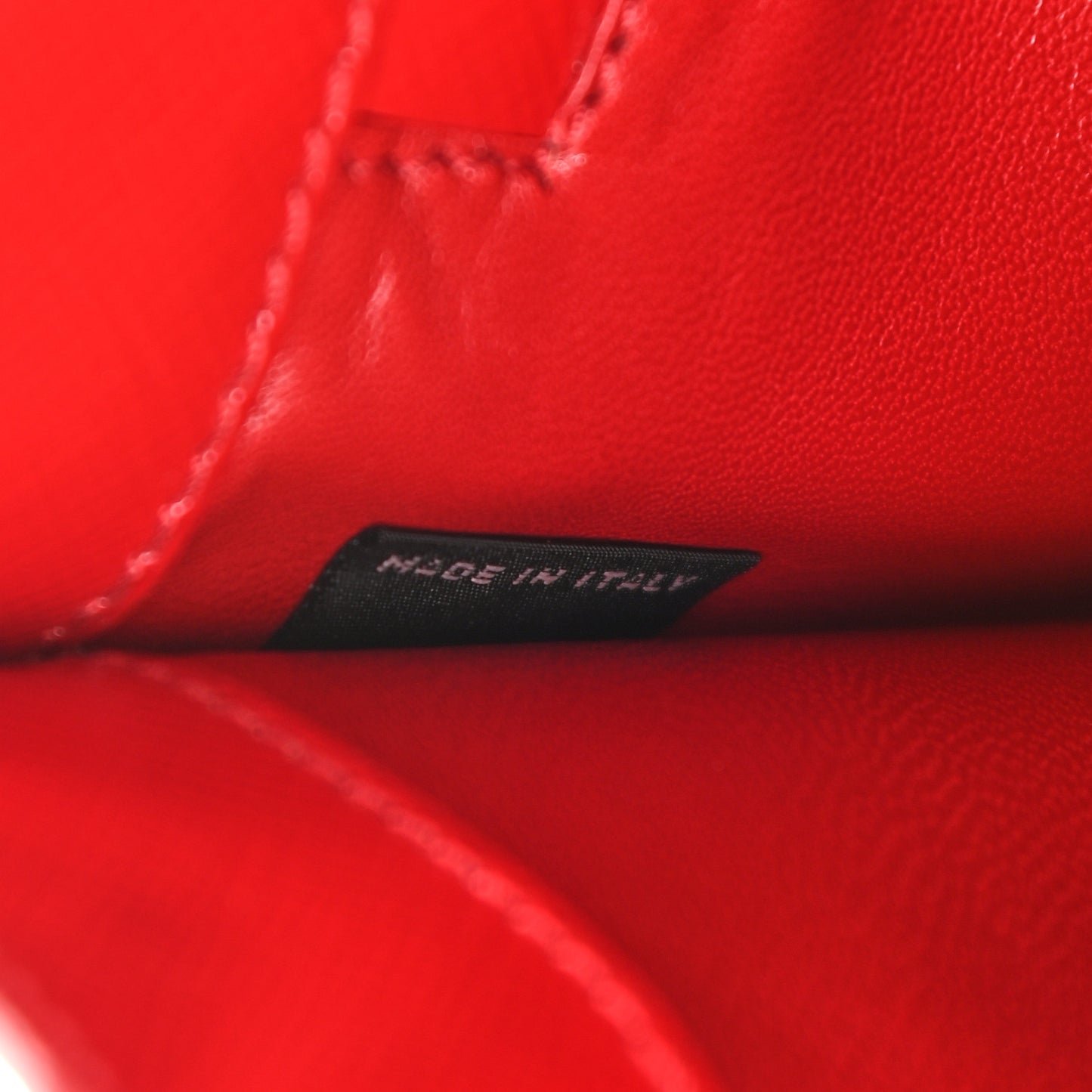 Saffiano Vernice Mini Double Zip Tote Rosso
