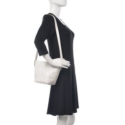 Givenchy Lambskin Quilted Mini GV Bucket Bag White 2 of 10