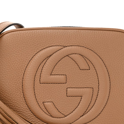Gucci Pebbled Calfskin Small Soho Disco Bag Camelia 8 of 16