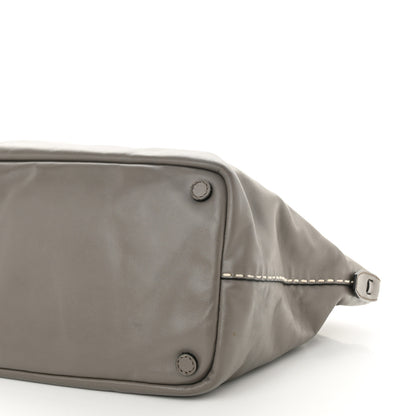 Prada City Calf Small Hand Stitched Zip Tote Calce 9 of 16