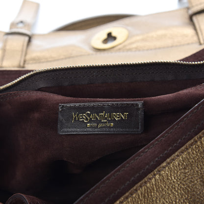 Saint Laurent Calfskin Suede Medium Muse Two Bronze 6 of 8
