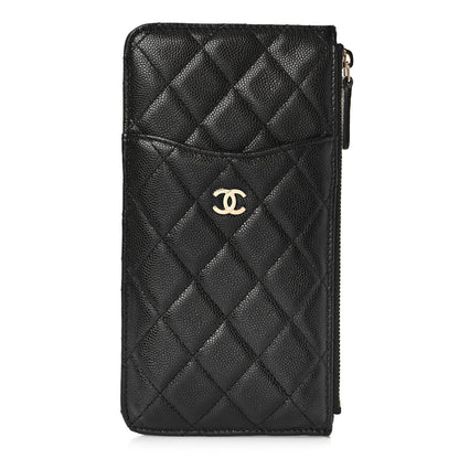Chanel Caviar Quilted Classic iPhone Pouch Black 1 of 8