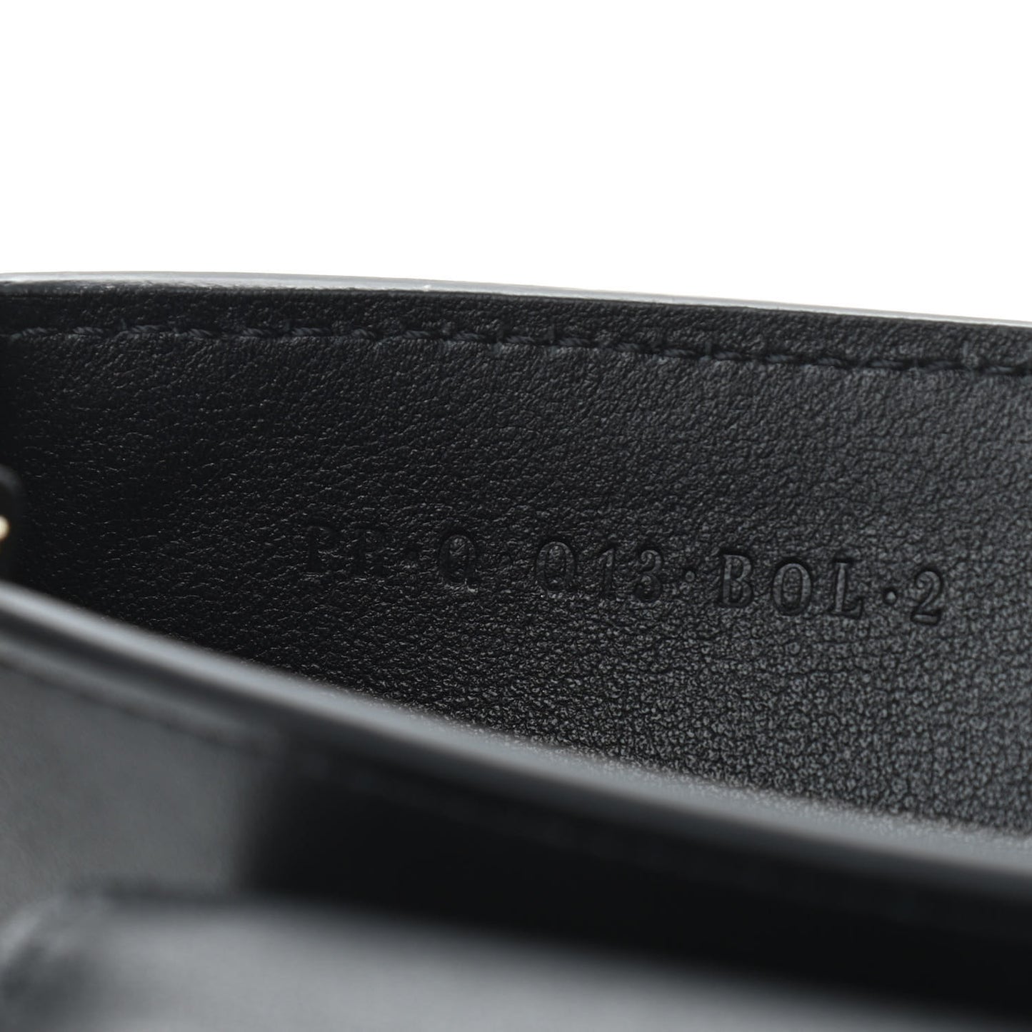 Calfskin Rockstud Phone Case With Chain Black
