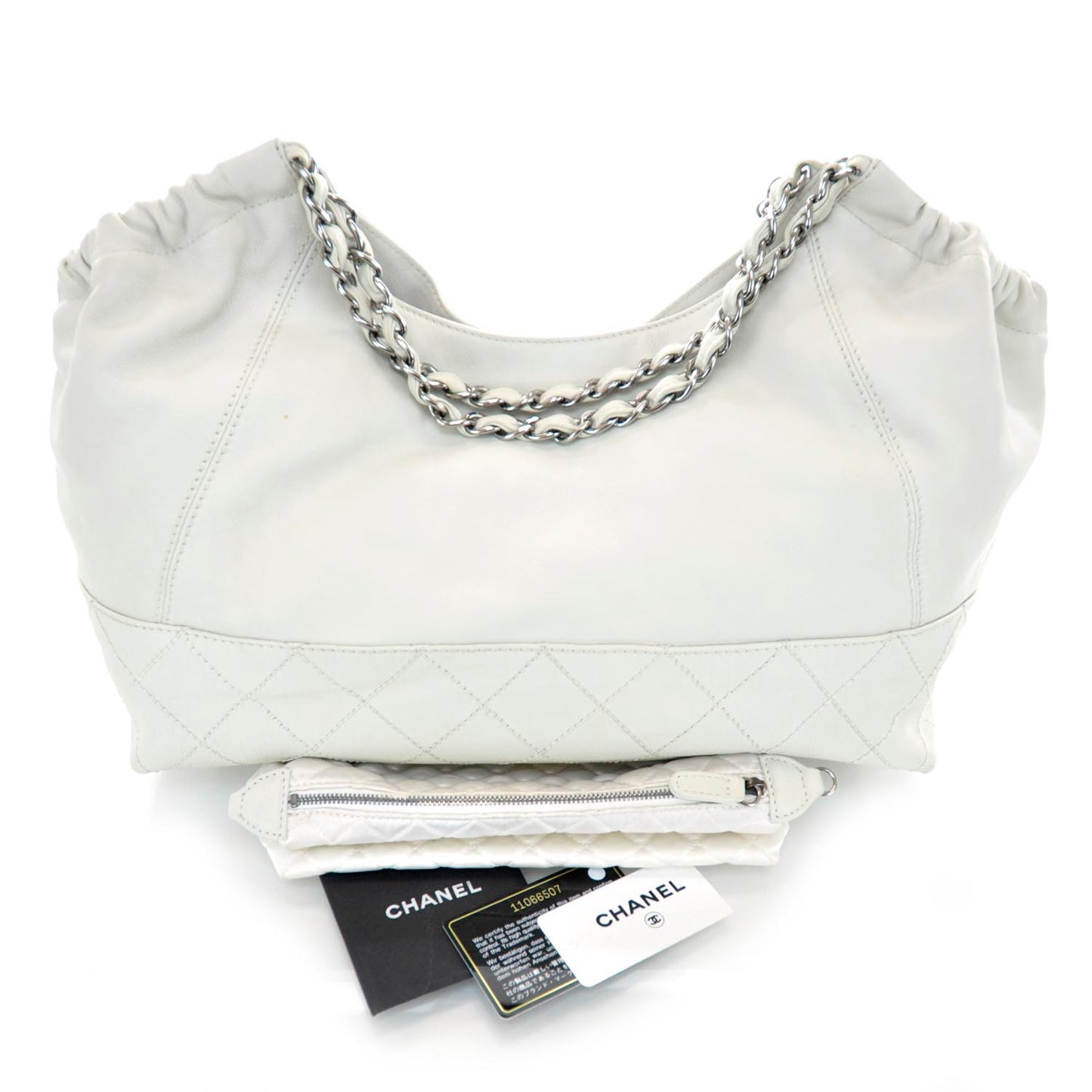 Leather Baby Coco Cabas Ivory