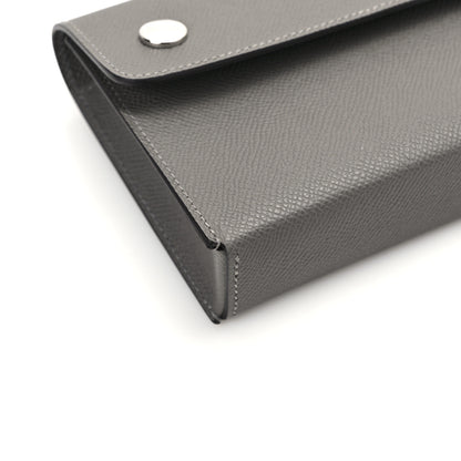 Hermes Epsom Hermesnap Wallet Gris Meyer 10 of 12